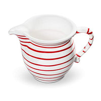Thumbnail for GMUNDNER KERAMIK milk jug smooth capacity: 0.5 liters red flamed tableware, handmade in Austria on sale