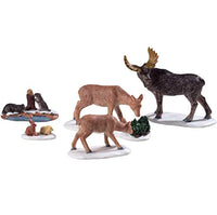 Thumbnail for Lemax 92771 - Wild Animals 5er Set - Wilde Tiere/Waldtiere - Kleine Weihnachtsfiguren für Weihnachtsdorf/Weihnachtswelt im Sale