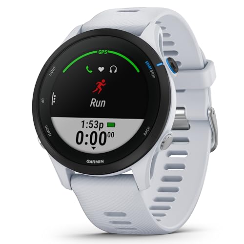 Garmin Forerunner 255 Music – GPS running watch with personalized training plans, dedicated running features, and detailed training analysis. 1.1" &amp; 1.3" color display, up to 14 days of battery life, on sale