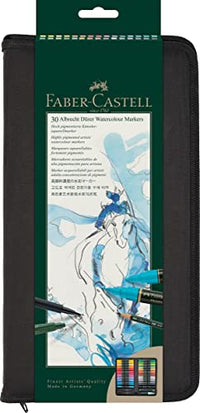 Thumbnail for Faber-Castell 160316 - Watercolor Marker Albrecht Dürer 30-Piece Zipper Case on Sale