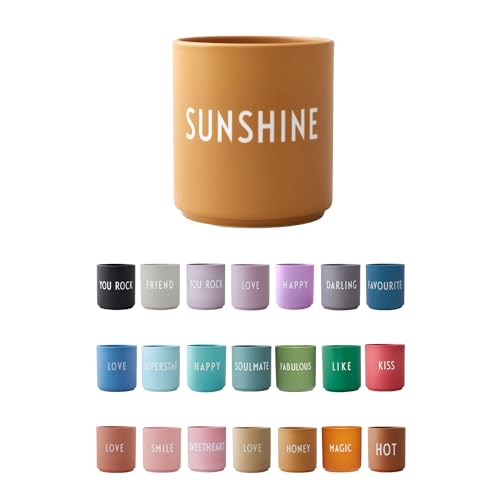 Design Letters Favorite Mug FRIENDSHIP &amp; LOVE | SUNSHINE | Mug with saying | Personalized gifts for your favorite person | Decorative coffee mug | Personal gift | Porcelain coffee mug on sale