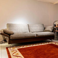 Thumbnail for Erpo Sofa CL 990 Leder 450.086 Cigar Stoff Birk 2024.28 Füße Metall im Sale