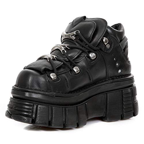New Rock Unisex-Erwachsene M.106-s29 Brogues, Schwarz (Negro 001), 37 EU im Sale