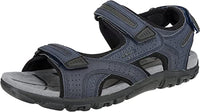 Thumbnail for Geox Herren Uomo Strada SANDALS, Navy Dk Grey, 43 EU im Sale