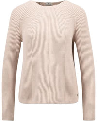 Thumbnail for FYNCH-HATTON Round Neck Sweater Winter Beige on Sale