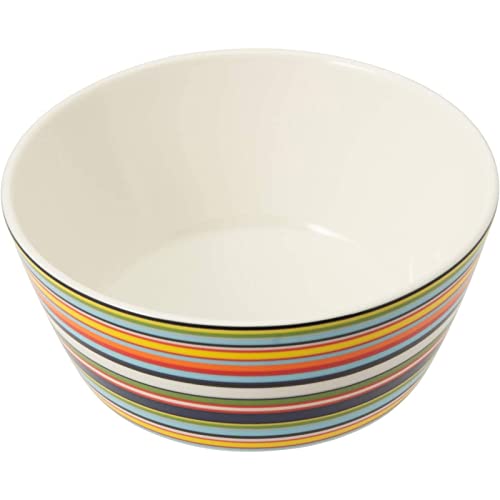 Iittala Origo Schale aus Porzellan in der Farbe Orange-Gesteift 0,25L, Maße: 12,1cm x 12,1cm x 5cm, 1011824 im Sale
