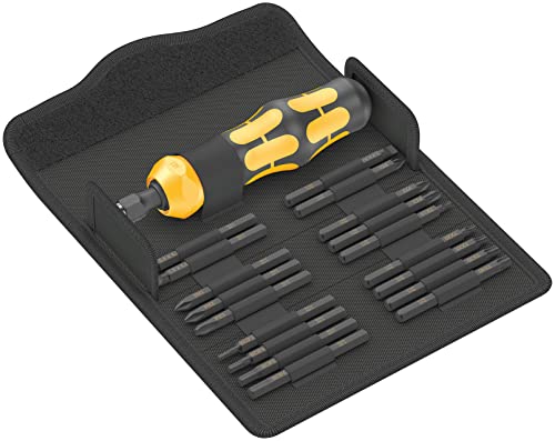 Wera 05018110001 Kraftform Kompakt 900 Set 1, Schlagschraubendreher-Satz, 19-teilig, Schwarz-gelb im Sale