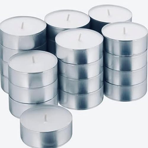IKEA GLIMMA Maxi Tealights, unscented; 24 pieces on sale