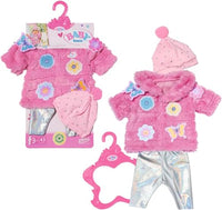 Thumbnail for BABY born Flauschmantel Outfit mit Jacke und Leggins, Mütze und Stiefeln für 43 cm Puppen, 833834 Zapf Creation im Sale