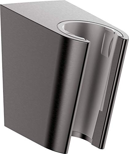 hansgrohe Duschkopfhalterung Porter S, Brausehalter, Brushed Black Chrome im Sale