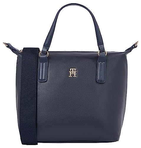 Tommy Hilfiger Damen Umhängetasche Poppy Plus Mittelgroß, Blau (Space Blue), Onesize im Sale