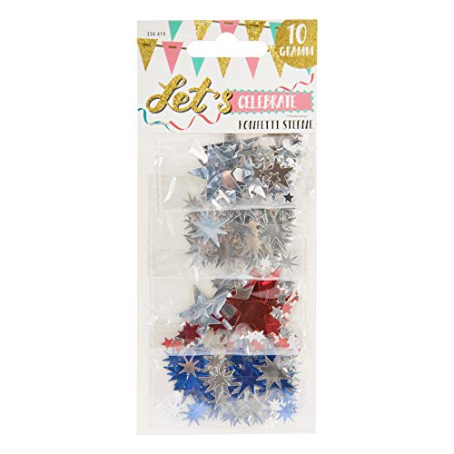 Wenco 334419 Streugut Mix, Silber, Rot, Blau, 10 g