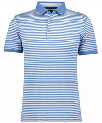 Thumbnail for RAGMAN men's striped polo shirt, mercerized L, Bordeaux-685 on sale