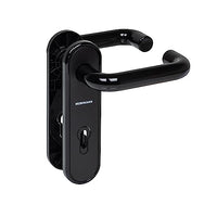 Thumbnail for Hörmann handle set D-110 (short plate for cam and profile cylinder, black plastic, door handle) 534820 on sale