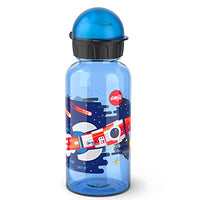 Thumbnail for Emsa N30513 Kids Tritan Drinking Bottle | Capacity: 0.4 liters | 100% safe/practical/hygienic/leak-proof/harmless | clever drinking cap | robust | Design: Space on sale