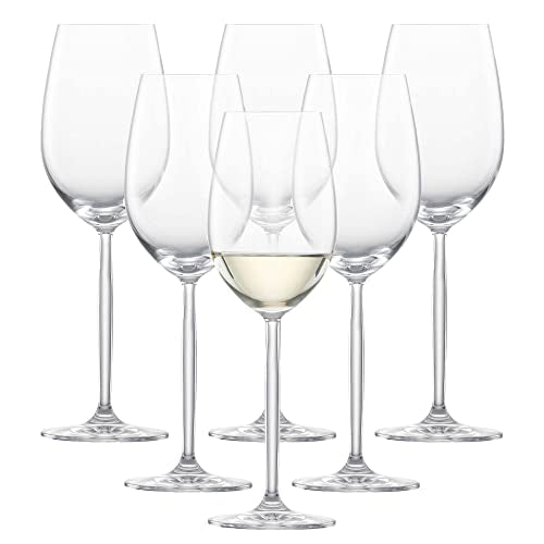 SCHOTT ZWIESEL Weißweinglas Diva (6er-Set), elegante Weingläser für Weißwein, spülmaschinenfeste Tritan-Kristallgläser, Made in Germany (Art.-Nr. 104097) im Sale