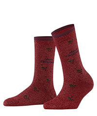 Thumbnail for Burlington Damen Socken Merry X-Mas W SO weich atmungsaktiv schnelltrocknend gemustert 1 Paar, Rot (Red 8784), 36-41 im Sale