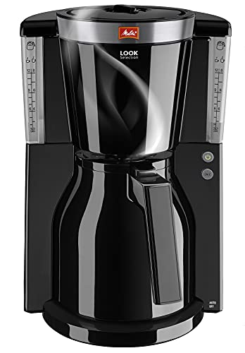 Melitta Look IV Selection - Filterkaffeemaschine - mit Glaskanne - Tropfstopp - 10 Tassen - Schwarz (1011-04) im Sale