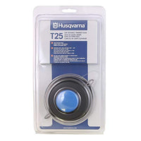 Thumbnail for Husqvarna 966674401 T25 Faucet Trimmer Head, Curved and Straight Shafts, Black