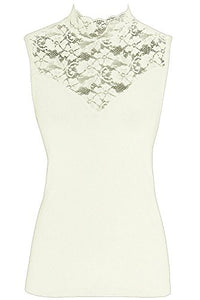 Thumbnail for Nina von C. Fine Cotton Blazershirt mit Spitze Top Shirt (44, champagner) im Sale