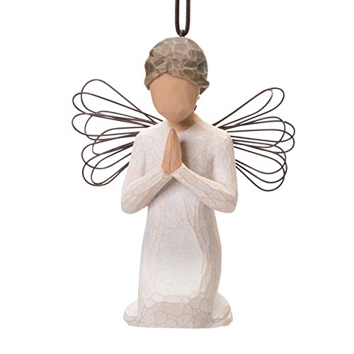 Enesco 26044 Willow Tree Ornament Angel of Prayer