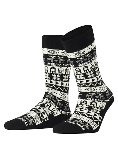 Burlington Damen Stoppersocken Merry Christmas W HP Wolle rutschhemmende Noppen 1 Paar, Rot (Cranberry 8033), 36-41 im Sale