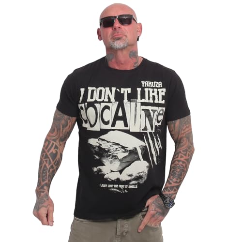 Yakuza Herren Smell T-Shirt, Schwarz, im Sale