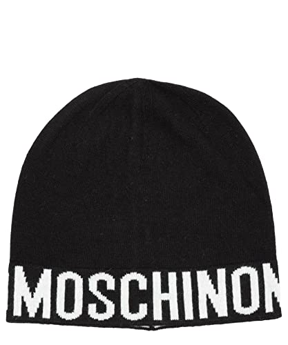Moschino Damen Mütze Black im Sale
