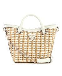 Thumbnail for GUESS Atalia Mini Tote Natural/White im Sale