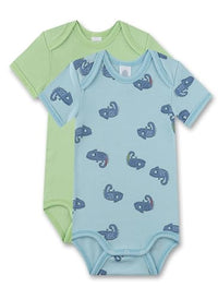 Thumbnail for Sanetta Baby-Jungen 324317 Doppelpack Body halbarm, Milky Blue, 98 im Sale