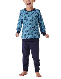 Thumbnail for Schiesser Jungen Schlafanzug Warme Qualitäten Frottee - Fleece Interlock im Sale