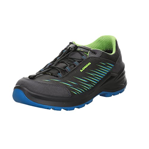 LOWA ZIRROX GTX LO JUNIOR low shoe anthracite/turquoise 24 on sale