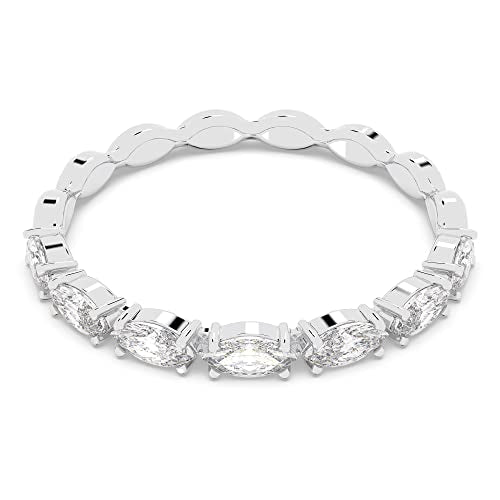 Swarovski Matrix Vittore Marquise Ring, White, Rhodium-plated on sale