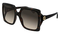 Thumbnail for Gucci Damen Gg0876s Sonnenbrille, Havana-Havana-Braun, 58 im Sale