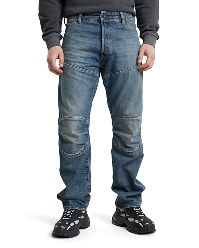 G-Star Herren G-Star Elwood 3D Regular Jeans, Blau (Antique Faded Oasis D23699-D499-D338), 28W / 30 im Sale