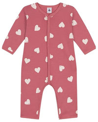 Thumbnail for Petit Bateau A0B9S Langärmliger, Fußloser Schlafanzug Baby Mädchen Rosewood/Marshmallow 6 Monate im Sale