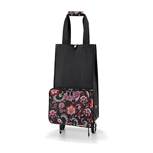 reisenthel foldabletrolley - foldable, compact shopping cart - easy to store, color: purple on sale