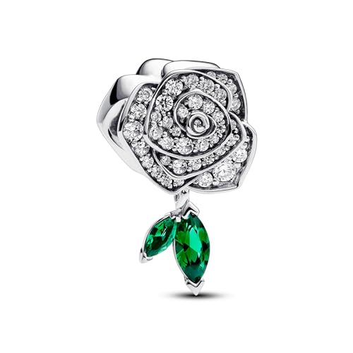 PANDORA Moments Blühende Rosen Charm-Anhänger aus Sterling Silber, Kompatibel Moments Armbändern, 793213C00 im Sale