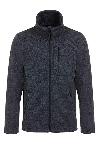 ELKLINE Men's Knitted Fleece Jacket Fat Chance 1013043, color: grey-black, on sale