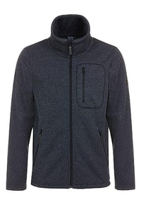 Thumbnail for ELKLINE Men's Knitted Fleece Jacket Fat Chance 1013043, color: grey-black, on sale