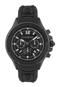 Thumbnail for Plein Sport Herren Uhr Chronograph Analog Quarz Warrior TECH PS6BA1024 Silikon im Sale