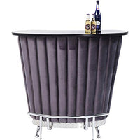 Thumbnail for Kare Design Bar After Work, Gold, elegante Hausbar in Samt- Petrol, Vintage- Design mit Messing Details, Hollywood Bar, 106x120x48cm (H/B/T) im Sale