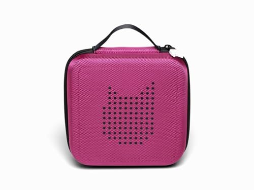 tonies Transporter Hörfiguren, Transporttasche mit Reißverschluss für bis zu 20, passend zur Toniebox in Beere, 17,5 x 17,5 cm im Sale