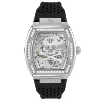 Thumbnail for PHILIPP PLEIN Herren Uhr Automatik $KELETON PWBAA2023 Silikon im Sale