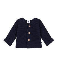 Thumbnail for Petit Bateau Unisex Baby A08bq Strickjacke, Blau Smoking, 3 Monate EU im Sale