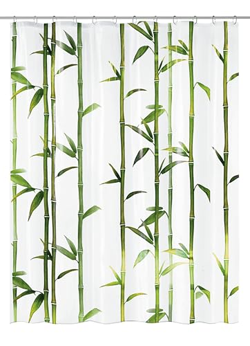 Kleine Wolke 5249625305 Shower Curtain Bambú, 180 x 200 cm, may green on sale