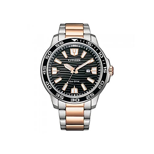 CITIZEN Herren Analog Quarz Uhr mit Edelstahl beschichtet Armband AW1524-84E im Sale