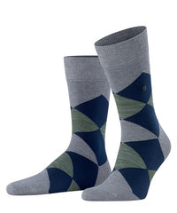 Thumbnail for Burlington Herren Socken Black Clyde So Baumwolle gemustert 1 Paar, Grau Anthracite Melange 3081, 40-46 im Sale