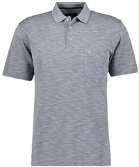 Thumbnail for RAGMAN Herren Softknit-Polo Flammdesign , Grau-Melange-012 im Sale