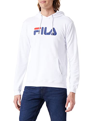 FILA Unisex BARUMINI Hoody,Bright White, on sale